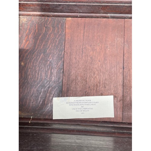 25A - Antique Coffer / Blanket Box 125 x 63 x 65 cms