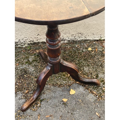 49A - Antique Tripod Wine Table. 57 x 71 cms