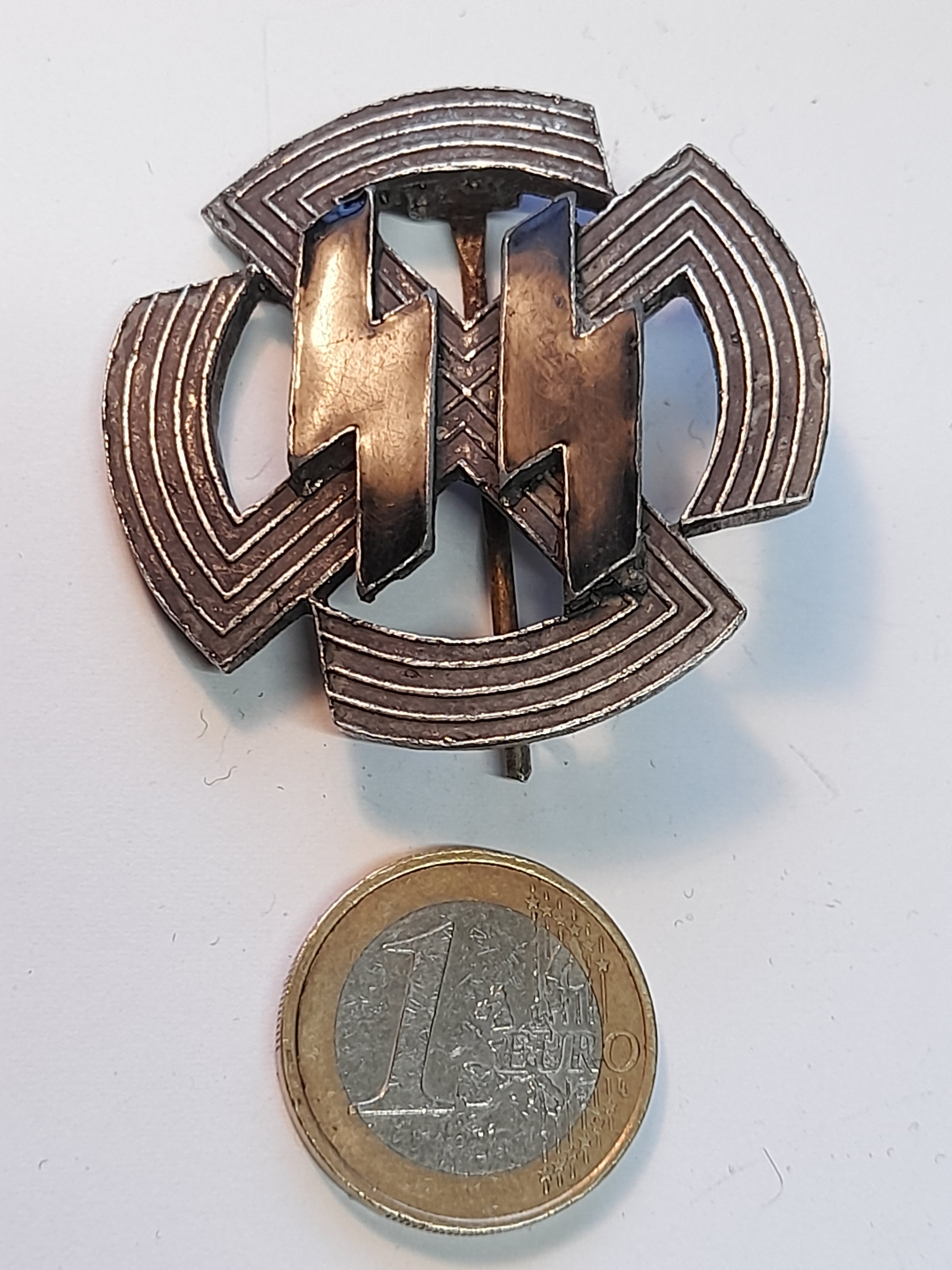 German Military Third Reich Style Proficiency Badge with ss Runes