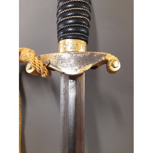 170 - Militaria, Replica Third Reich Water Customs Dagger