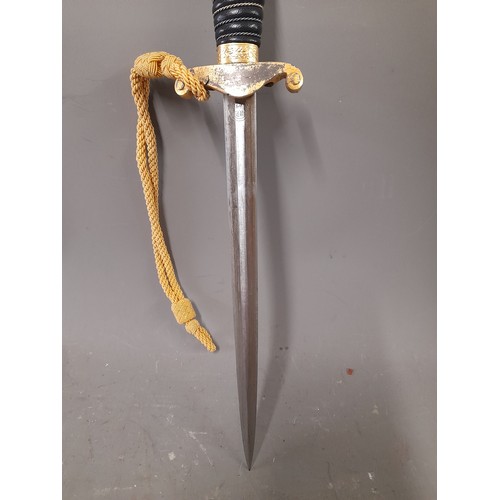 170 - Militaria, Replica Third Reich Water Customs Dagger