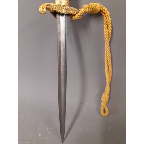 170 - Militaria, Replica Third Reich Water Customs Dagger