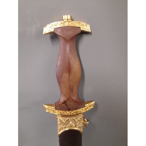 171 - Militaria, Replica Third Reich SA Dagger with Etched blade,
Alles Fur Deutschland