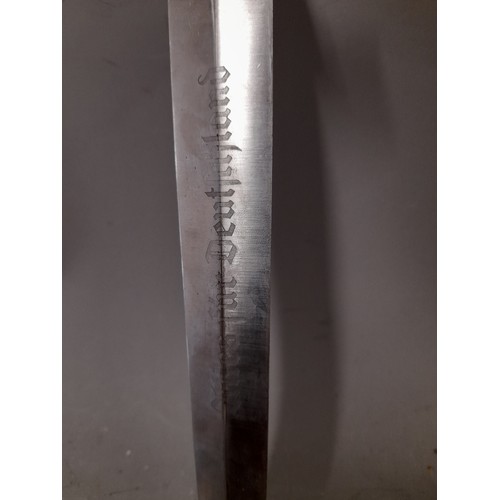 171 - Militaria, Replica Third Reich SA Dagger with Etched blade,
Alles Fur Deutschland