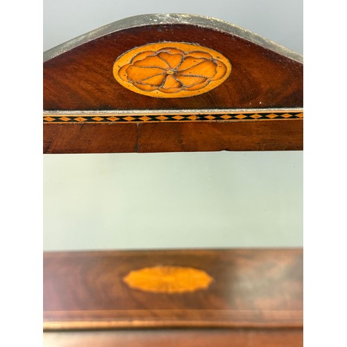 3 - Antique Inlay Dressing Table Mirror. 65 x 31 x 80 cms