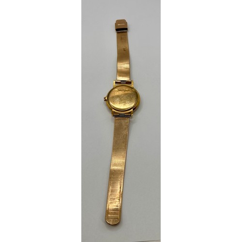 100 - 18Ct Gold Stamped 750 Omega Sea master Watch Along With 18Ct Gold Strap.  55.7Grams. 23cm.