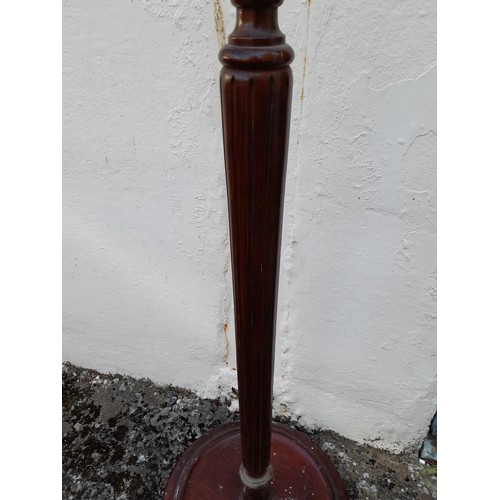 37 - Wooden Standard Lamp 150cm high (requires rewire and testing)