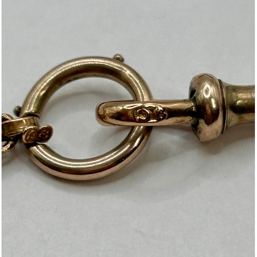 101 - 9Ct Gold Rolo/Belcher Opera Chain Necklace. 152cm Link To link, 20.59Grams.