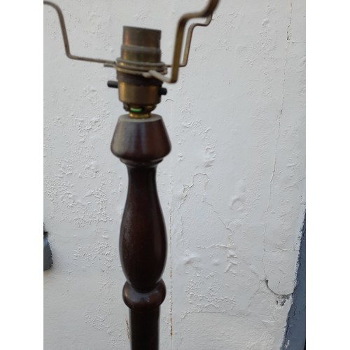 39 - Vintage Wooden Standard Light (requires rewire and Testing), 147cm high