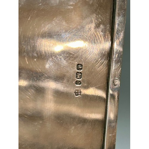 138 - Superb Highly Decorative Silver Hallmarked Scrolled Feet Serving Tray With Pierced Gallery Border By... 