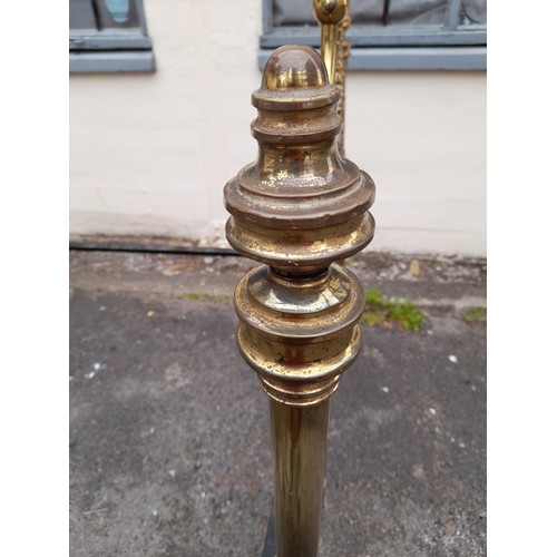 8 - Antique Brass Bed.