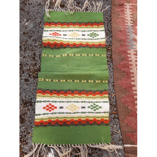 74 - Five  Small Rugs, largest 148cm x 70cm (5)