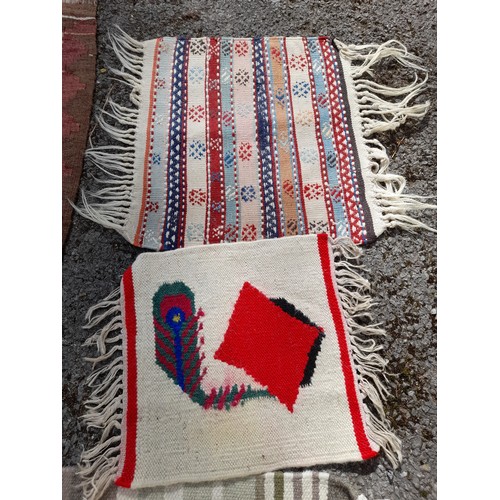 74 - Five  Small Rugs, largest 148cm x 70cm (5)