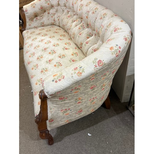 9 - Vintage Upholstered Two Seater Sofa