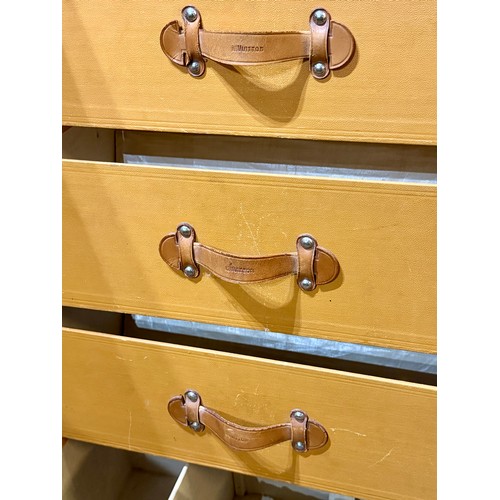 98 - A Antique Louis Vuitton Malle Armoire wardrobe and chest of drawers - trunk c.1900 - 1910. The trunk... 