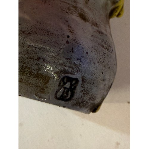 446 - Bergman Style Novelty Cold Painted Bronze Figure Of A Mouse In A Honey Jar. Circa 6 cms High.