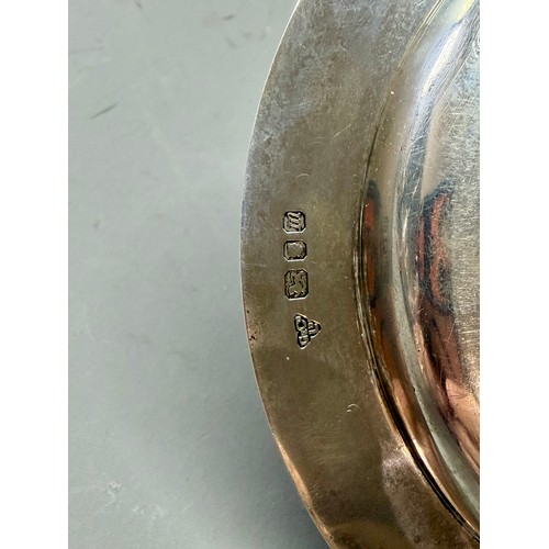 115 - Military Interest. A Superb Hallmarked Silver Paratrooper Figure With Dedication To The Rim To Capta... 