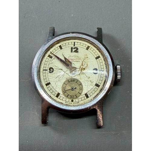 100A - Swiss Made Walters Coronation Watch. 2cm x 1.5cm.