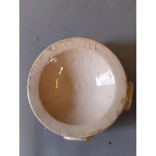 52 - Quantity of Blue and Cream Aller Vale Pottery