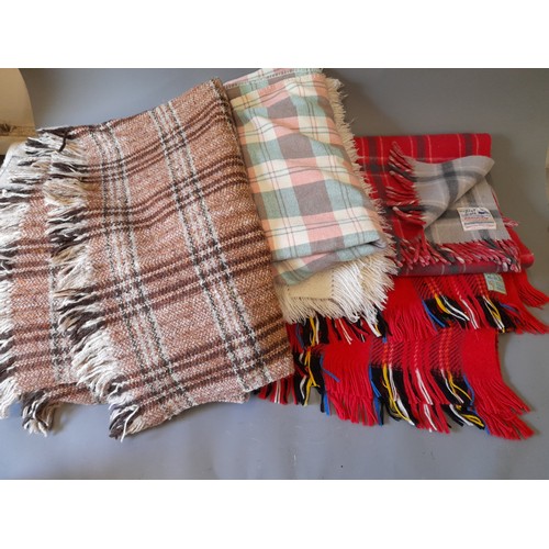 59 - Six Vintage Blankets.