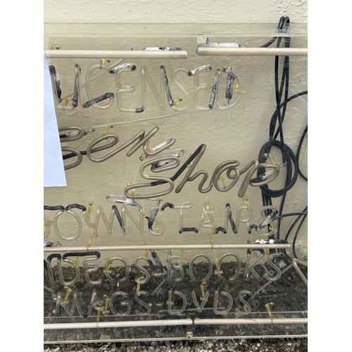 28 - Original Neon Sign For The Sex Shop On Brewer Street In Soho London, With Certificate. 