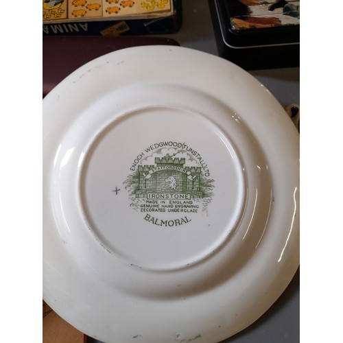 319 - Mixed Lot to include metal Money Box in form of a Safe, Superman Mug, Vintage Plates, Sunglasses, ch... 