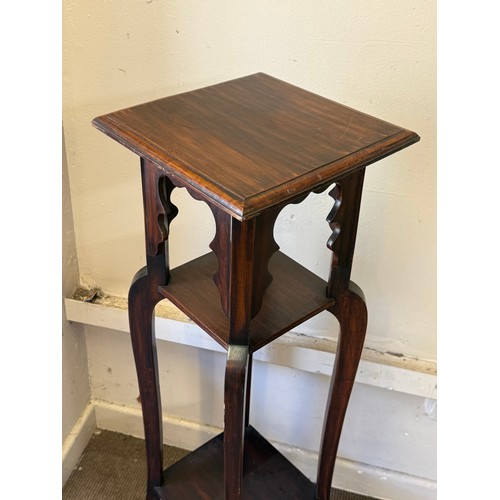4 - Vintage Torchiere / Plant Stand. 33 x 33 x 107 cms