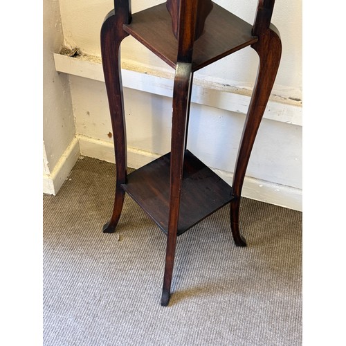 4 - Vintage Torchiere / Plant Stand. 33 x 33 x 107 cms