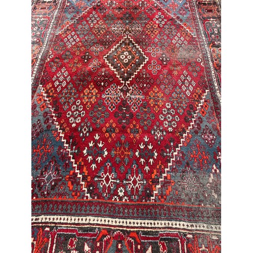 57 - Large Hand Made Decorative Rug. 380cm x 257cm.