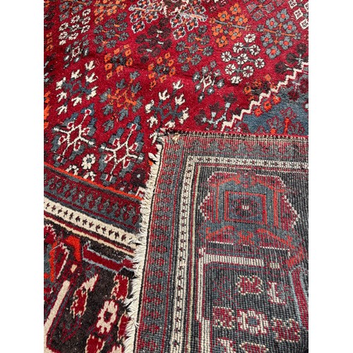 57 - Large Hand Made Decorative Rug. 380cm x 257cm.