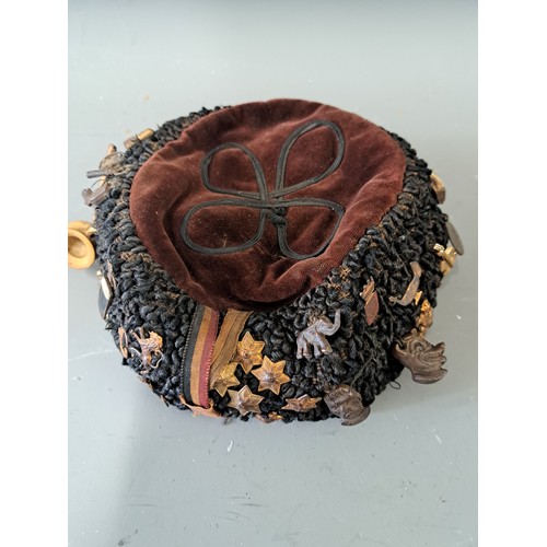 Vintage Smokers Cap with Adornments.