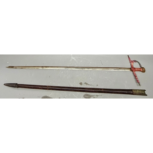 Spanish Matadors Sword To include Scabbard.