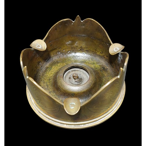 16 - Trench Art decorated Shell Ash Tray