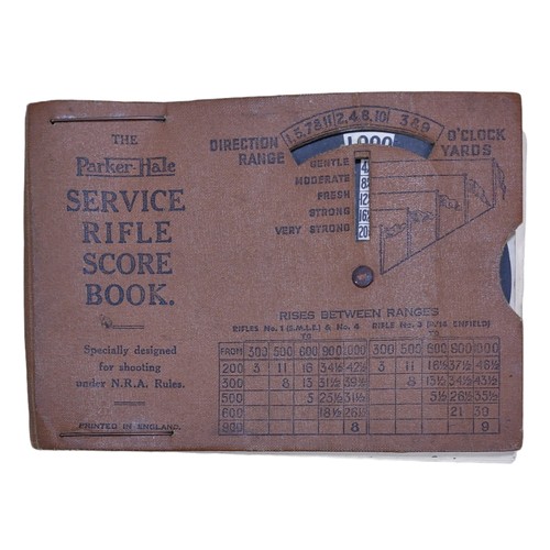 19 - Parker Hale 1950 Service Rifle Score Book & 1918 Deeds of the Royal Engineers