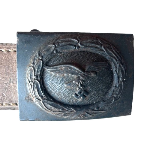 37 - WWII German Luftwaffe Buckle H Aurich Dresden 1941