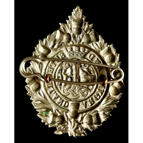 71 - Argyll And Sutherland Highlanders Certified Genuine Issue Cap Badge Former Property Of Batman To Lt ... 