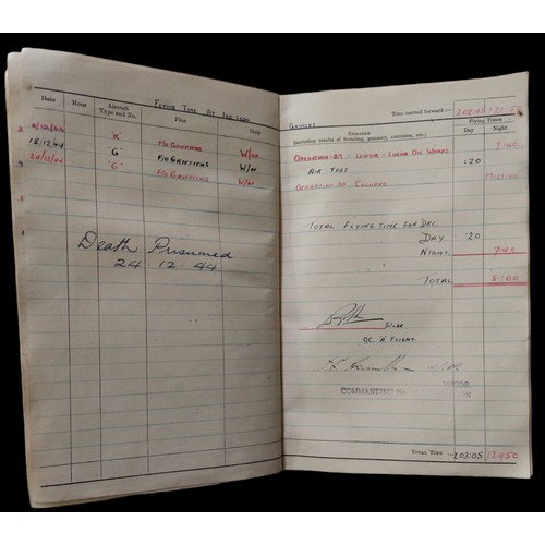 119 - ‘Flight Sergeant Signaller’ (Wireless Operator - Air) Ernest McGuire, Shot Down, Lancaster Operation... 