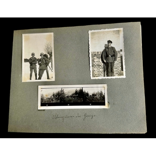 120 - German WWII Army Photo Album 3-KOMP-INF-RGT69