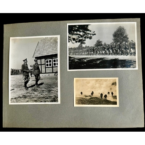 120 - German WWII Army Photo Album 3-KOMP-INF-RGT69