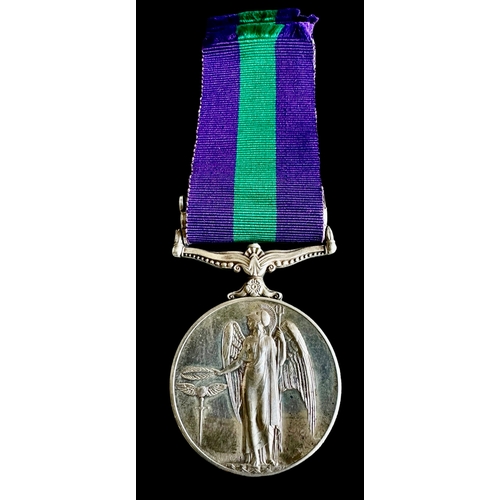 149 - General Service Medal (GSM) 1918-62 King George VI Malaya Clasp, 22548737 Cpl K Dedman 13th / 18th H... 