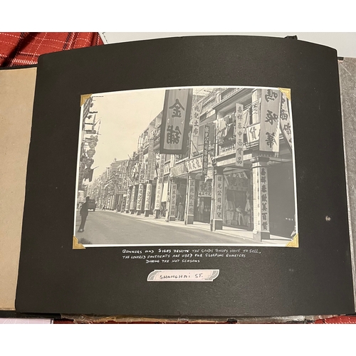 180 - Super 1930's  Photograph Album of Predominately Images of Hong Kong , China including Rare RAF Aeria... 