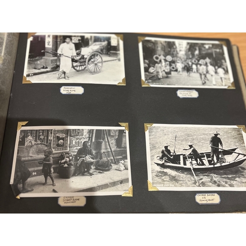 180 - Super 1930's  Photograph Album of Predominately Images of Hong Kong , China including Rare RAF Aeria... 