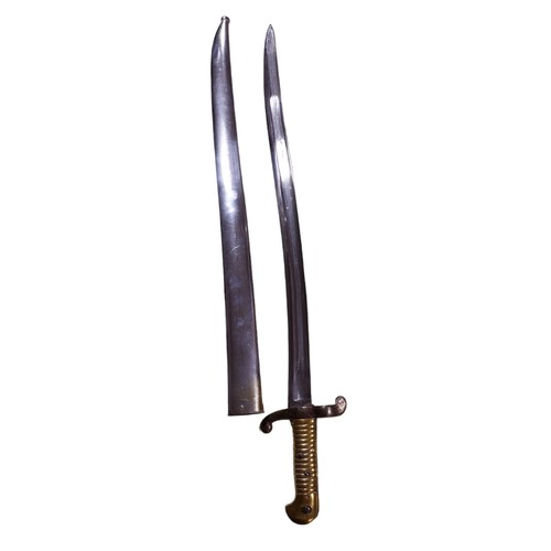 231 - French M1842 Yataghan Bayonet. Chatellerault 1849