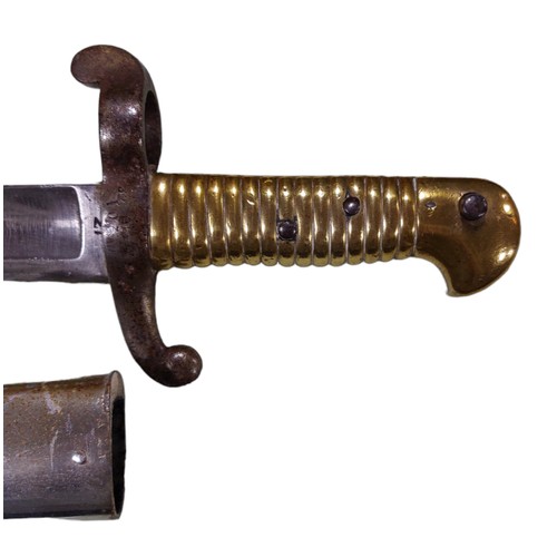 231 - French M1842 Yataghan Bayonet. Chatellerault 1849