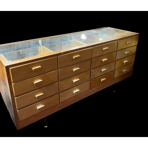 269 - 16 Draw Haberdashery Shop Counter Display