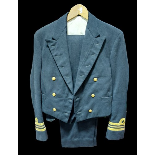 278 - Lieutenant Commander English Naval Dress Uniform. Jacket, Waistcoat & Trousers.