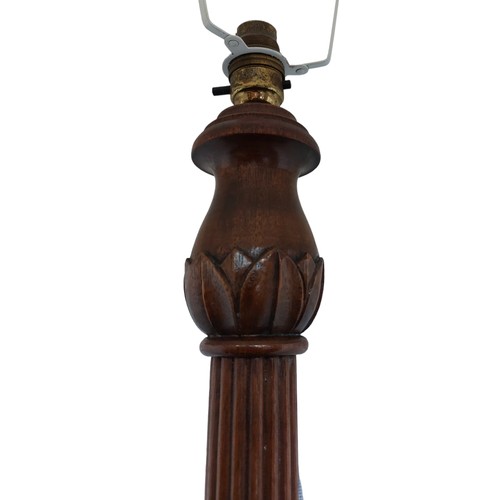 317 - Mahogany Standard Lamp