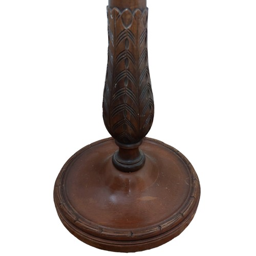 317 - Mahogany Standard Lamp