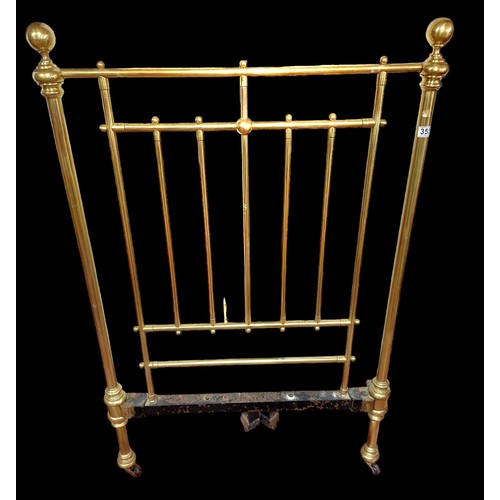 355 - Brass Single Bed - Maple & Co. London