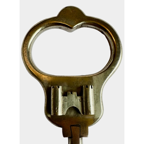 17 - Large Key With Castle Motif Size 20.3cm x 6.8cm